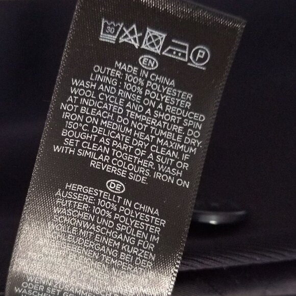 Hobbs London Single Breasted Two Button Darted Pintuck Pleats Blazer Jacket 10 - Picture 14 of 16